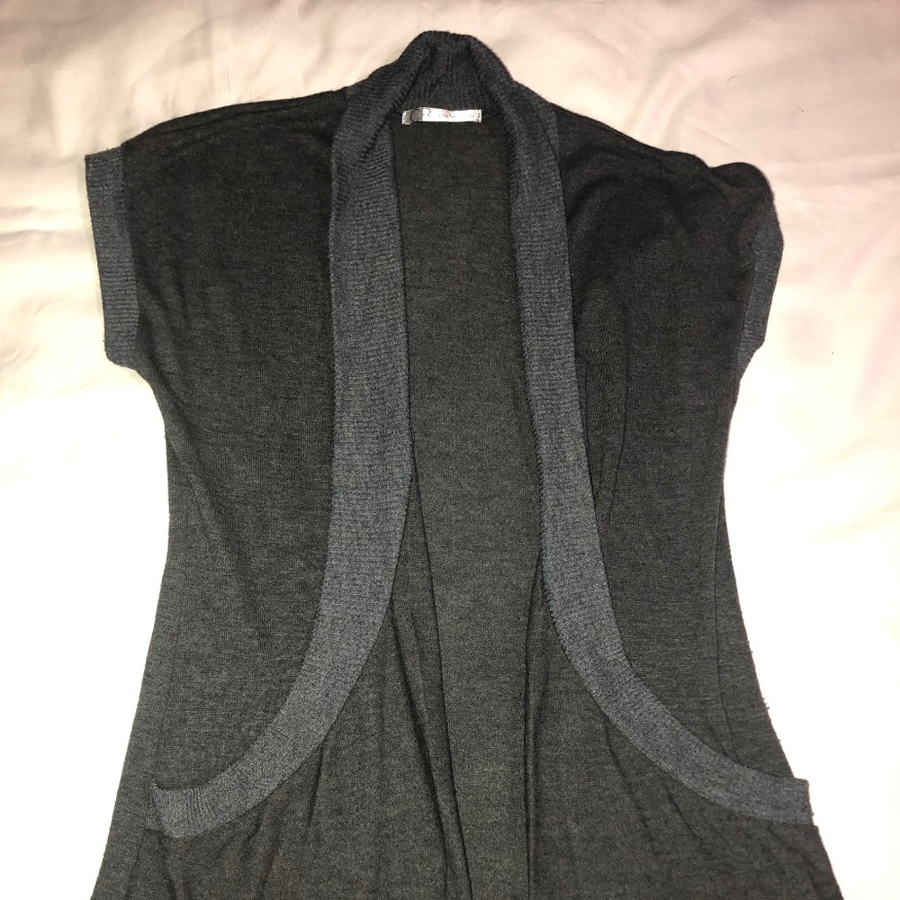3/$33 Charlotte Russe Charcoal Shrug - NWOT